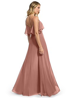 Azazie Jean Bridesmaid Dresses Cedar Rose A-Line Chiffon Convertible Dress image2