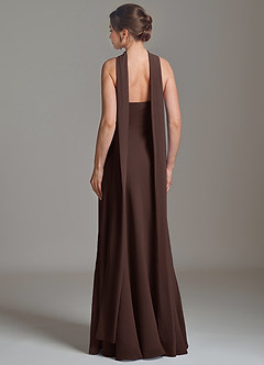 Azazie Ilana Bridesmaid Dresses Ganache A-Line Strapless Chiffon Dress image2