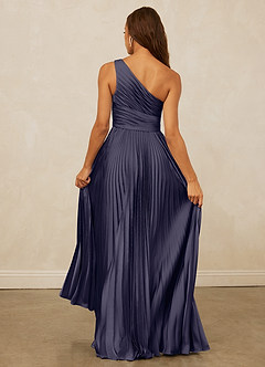 Christian Siriano Bridal for Azazie 1008 Bridesmaid Dresses Stormy A-Line One Shoulder Stretch Satin Dress image7