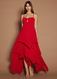 Cassidy Cherry Red Maxi Dress image3