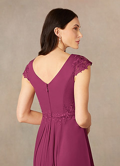 Azazie Janie Mother of the Bride Dresses Mulberry Mermaid Lace Dress image5