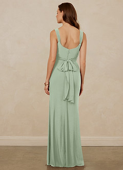 Christian Siriano Bridal for Azazie 1010 Final Sale Agave Mermaid Bow Luxe Knit Dress image4