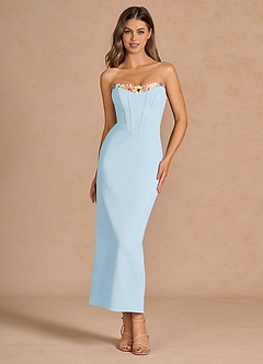 Liliah Sky Blue Maxi Dress image5