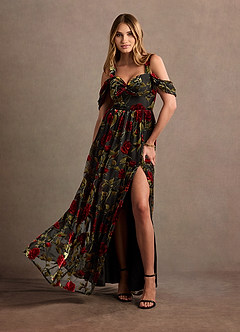 Vestido Negro Múltiples Largo Tracy image3