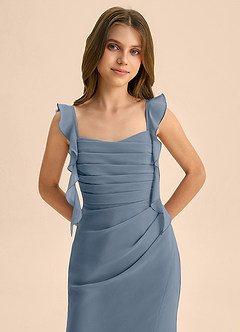 Azazie Jessamine Junior Twilight Mermaid Sweetheart Neckline Chiffon Dress image7