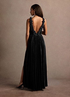 Katniss Black Rose Gown image3