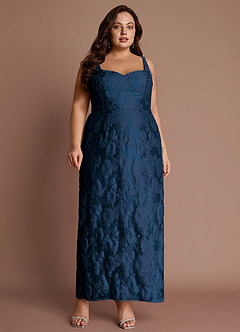 Odette Dark Navy Maxi Dress image8