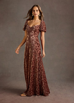 Alba Rosewood Maxi Dress image3