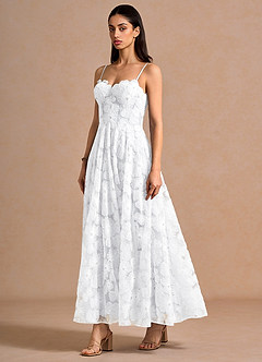 Gaelira Sky Blue Maxi Dress image3