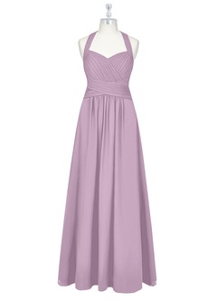Azazie Claudia Bridesmaid Dresses Wisteria A-Line Sweetheart Neckline Chiffon Dress image7