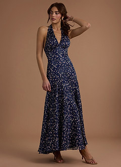 Dena Floral Gingham Maxi Dress image5
