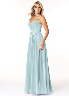 Azazie Lisbon Final Sale Mist A-Line Sweetheart Neckline Chiffon Dress image4