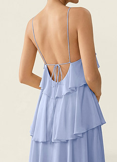Nevieve Eis Robe de vacances à volants en mousseline satinée image6