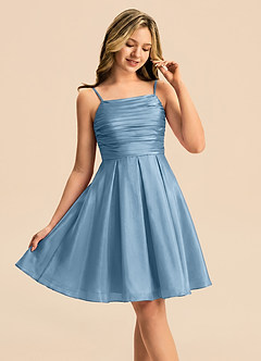 front Azazie Floris Junior Formal Dress