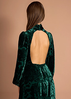 Brisella Black Emerald Maxi Dress image6