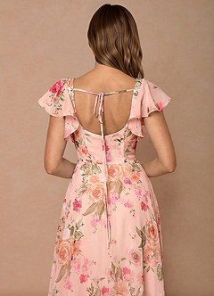 Talia Abstract Bouquet Floral Midi Dress image6