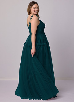 Barbie ♥ Azazie Final Sale Blue Jay A-Line Tulle Dress image8