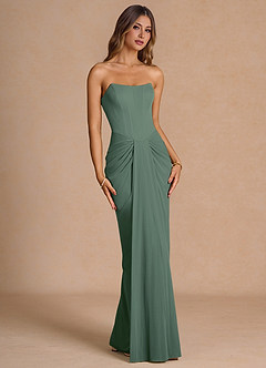 Vestido Eucalipto Largo Anais image3
