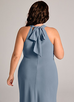 Azazie Doretta Bridesmaid Dresses Twilight Mermaid Pleated Chiffon Dress image12