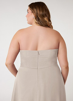 Azazie Arabella Allure Bridesmaid Dresses Frost A-Line Sweetheart Neckline Chiffon Convertible Dress image14