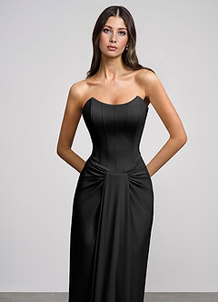 Vestido Negro Largo Virelle image6