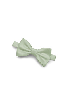 front Boy's Matte Satin Vest & Bow Tie Set