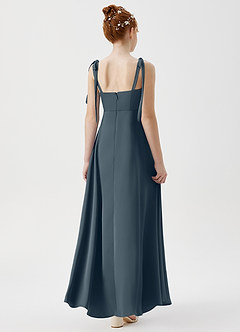 Azazie Rosey Junior Twilight A-Line Sweetheart Neckline Stretch Satin Dress image2