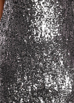 Barbie™ ❤ AZAZIE 4007 Square Neckline Bow Mini Sequin Dress image11