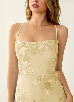 Octavenlly Sorbet Au Citron Invitée de mariage en dentelle et maille image6