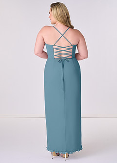 Barbie ♥ Azazie Bridesmaid Dresses Bermuda Sheath Corset Chiffon Dress image7