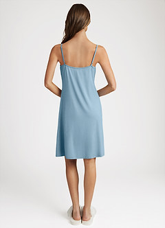 front Bamboo Fiber Slip Dress