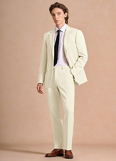 front James Ivory Structured Stretch Suit