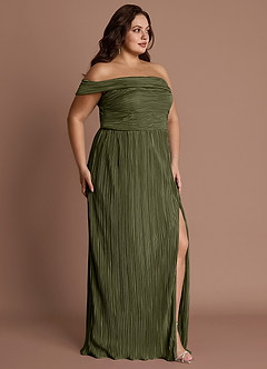 Isolde Moss Green Maxi Dress image11
