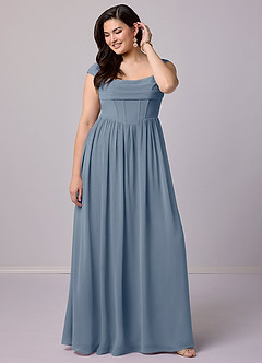 Barbie ♥ Azazie Bridesmaid Dresses Twilight A-Line Corset Chiffon Dress image9