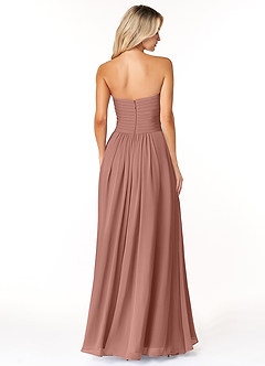 Azazie Yazmin Bridesmaid Dresses Cedar Rose A-Line Sweetheart Neckline Chiffon Convertible Dress image2