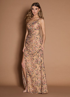 Dahlia Sand Multi Maxi Dress image1