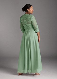 Azazie Anne Mother of the Bride Dresses Agave Sheath Sweetheart Sequins Lace Dress image14