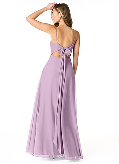 Azazie Rae Bridesmaid Dresses Wisteria A-Line Bow Mesh Dress image2