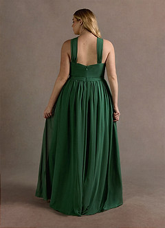Blanca Emerald Green Halter Maxi Dress image8