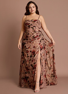Aurra Mauve Multi Maxi Dress image11