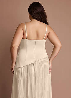 Vestido Crema Largo Tierney image13