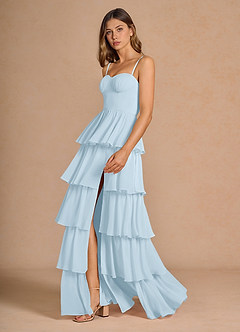 Kalista Sky Blue Maxi Dress image4