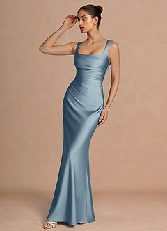 Abito Maxi Azzurro Polvere Hovira image4