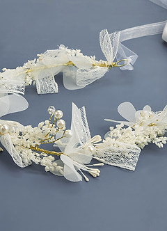 calla lily headpiece