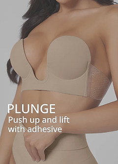 front Strapless Backless Plunge Bra