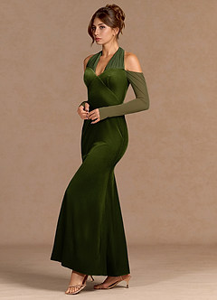 Verelith Oliva Vestido largo image3