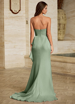 Liorah Sage Strapless Prom Dress image7