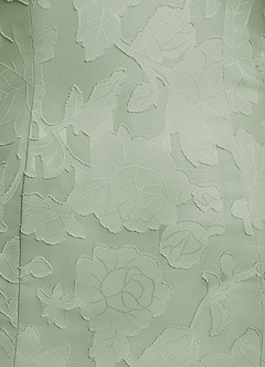 Azazie Flossie Brudens mor kjoler A-Line Plisseret Chiffon Gulv-længde Kjole image8