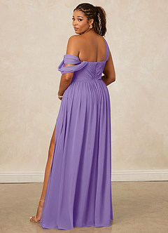 Christian Siriano Bridal for Azazie 1014 Bridesmaid Dresses Tahiti A-Line Off the Shoulder Chiffon Dress image11