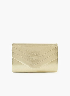 front Layered Envelope Clutch Bag